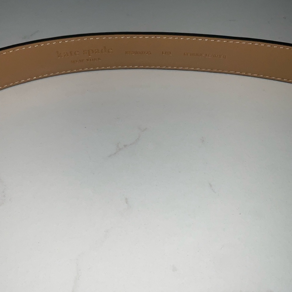 Kate Spade Black Belt with Gold Buckle - Picture 5 of 5